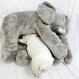 40Cm Soft Elephant Plush Toys Cute Elephant Baby Sleeping Pillow Stuffed Animals Best Gifts for Kids Birthday Room Decoration