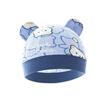 Cotton Fetal Cap Cartoon Print Newborn Baby Hat Soft Comfortable Nursery Beanie Hat for Infant Newborn Accessories
