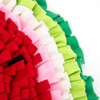 Big Watermelon Snuffle Mat,Puppy Feeding Mat For Dog, Pet Smell Training And Slow Eating Mat