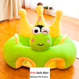 Cute Cartoon Baby Sofa Cover Learning to Sit Seat Feeding Chair Case Kids Baby Sofa Skin Infant Baby Seat Sofa without Cotton