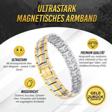 MagnetRX® Ultrastarkes Magnetarmband – Magnetbänder für Herren – Herrenarmband längenverstellbar mit Größenbestimmungswerkzeug (Schwarz)