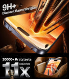 TORRAS For 17 Pro Max Tempered Glass [Full Screen] Top Shatterproof Film for 17 Pro Max Screen Protector 9H+ Protective Glass [Car Installation] Anti-Fingerprint, Pack of 2