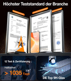 TORRAS For 17 Pro Max Tempered Glass [Full Screen] Top Shatterproof Film for 17 Pro Max Screen Protector 9H+ Protective Glass [Car Installation] Anti-Fingerprint, Pack of 2