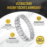 MagnetRX® Ultrastarkes Magnetarmband – Magnetbänder für Herren – Herrenarmband längenverstellbar mit Größenbestimmungswerkzeug (Schwarz)