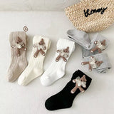 Baby Girl Legging Tights Cotton Cartoon Knitted Leggings Cute Bear Baby Pantyhose Newborn Girls Pantyhose Kids Fishnet Stockings