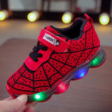 Disney Children'S Sneakers Spiderman Boys Casual Shoes Spring Summer New Mesh Breathable Student Shoes Kids Anti-Slip Casual Sho