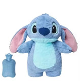 Disney Stitch Angel Lotso Plush Hand Warm Bottle Hot Water Bottles Portable Warm Hand Bag Hand Warmer Holiday Gift for Girlfrien