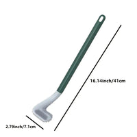 1pc Long Handled Toilet Brush, Golf Shape Toilet Brush, Wall Hanging Deep Cleaning Brush With Non-Slip, Plastic Handle Silicone Bristles For Bathroom Toilet Clean Toilet Corner Easily