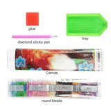 Zipper Bag 5D DIY Disney Diamond Painting Kit Large White Sticker Diamond Embroidery Cross Embroidery Art Children'S Gift