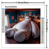 Zipper Bag 5D DIY Disney Diamond Painting Kit Large White Sticker Diamond Embroidery Cross Embroidery Art Children'S Gift