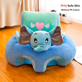 Cute Cartoon Baby Sofa Cover Learning to Sit Seat Feeding Chair Case Kids Baby Sofa Skin Infant Baby Seat Sofa without Cotton