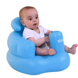 Baby Inflatable Soft Sofa Learning Sitting Safety Seat Dining Chair Portable Bath Stool Children Play Water Learn to Sit Tool