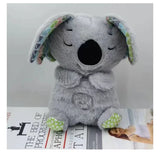 Baby Breath Baby Bear Soothes Otter Plush Toy Doll Toy Child Soothing Music Sleep Companion Sound and Light Doll Toy Gifts