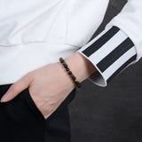 Attraction Zen Armband Dreifacher Schutz - Tigerauge, schwarzer Obsidian, Hämatit | ALLE STEINE IN UNSEREN ARMBÄNDERN SIND NATÜRLICH