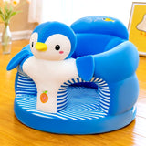Anti-Fall Baby Learn Seat Cartoon Plush Toy Baby Learn to Sit on a Small Sofa Anti-Bump Safety Seat