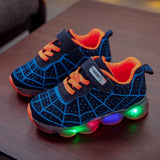 Disney Children'S Sneakers Spiderman Boys Casual Shoes Spring Summer New Mesh Breathable Student Shoes Kids Anti-Slip Casual Sho