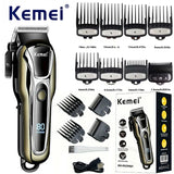 KM-PG1990A USB Rechargeable Electric Hair Clipper Professional Cordless Men Hair Trimmer Men'S Hair Cutting Machine