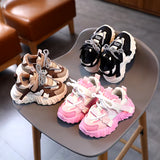 New 2024 Winter Children'S Sneakers Boys Girls plus Cashmere Warm Sport Shoes Kids Non-Slip Casual Shoes Toddler Running Shoes