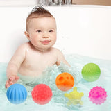 Sensory Balls for Baby Touch Hand Ball Massage Soft Textured Balls Baby Hands Squeeze Balls Set Develop Kid'S Tactile Senses Toy