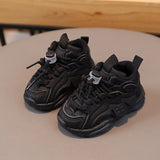 Child Fashion Sport Shoes Spring Fashion Breathable Kids Boys Non-Slip Soft Soles Shoes Girls Sneakers with Light Running Shoes