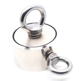 Strong Powerful Neodymium Magnet round Hook Salvage Magnet Sea Fishing Holder Pulling Mounting Pot with Ring 48Mm 60Mm 67Mm 94Mm