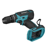 Drillpro Schlagbohrmaschine mit 10 mm Spannfutter, 350 Nm, kabellose elektrische Bohrmaschine für Mak18V-Akku, 4000 U/min, LED-Licht, Bohrmaschinen