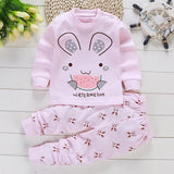 2024 Spring Autumn New Baby Clothing Set Cartoon Cotton Baby Boys Clothing Girls Suit Set 0-3 Year Baby Clothes