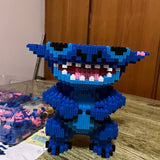 2024 New 33Cm  Building Blocks Anime Stitch Large Size Cute Educational Assembly Toy Tabletop Decoration Kid Birthday Gift