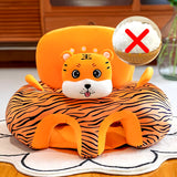 Cute Cartoon Baby Sofa Cover Learning to Sit Seat Feeding Chair Case Kids Baby Sofa Skin Infant Baby Seat Sofa without Cotton