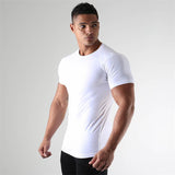 Fitness Short Sleeve Men's Sports Running Training Clothes Elastic