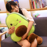 New Cute Avocado Plush Toy Doll Children'S Sleeping Pillow Large Doll Holiday Gift Kawaii Creative Fruit Rag Doll Cushion