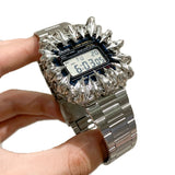 Processing Custom Design Alabaster Quartz Watch with Unique Claw Shape Movement for Men Goth Charms for Jewelry Making