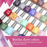 VENALISA Nagel-Gel-Nagellack, semi-permanenter Gellack, Nagelkunst-Salon, 120 Farben, Glitzer, 7,5 ml, Soak Off-Bio-UV-LED-Nagelgel-Lack