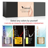 VENALISA Nagel-Gel-Nagellack, semi-permanenter Gellack, Nagelkunst-Salon, 120 Farben, Glitzer, 7,5 ml, Soak Off-Bio-UV-LED-Nagelgel-Lack