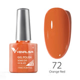 VENALISA Nagel-Gel-Nagellack, semi-permanenter Gellack, Nagelkunst-Salon, 120 Farben, Glitzer, 7,5 ml, Soak Off-Bio-UV-LED-Nagelgel-Lack