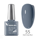 VENALISA Nagel-Gel-Nagellack, semi-permanenter Gellack, Nagelkunst-Salon, 120 Farben, Glitzer, 7,5 ml, Soak Off-Bio-UV-LED-Nagelgel-Lack