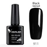 VENALISA Nagel-Gel-Nagellack, semi-permanenter Gellack, Nagelkunst-Salon, 120 Farben, Glitzer, 7,5 ml, Soak Off-Bio-UV-LED-Nagelgel-Lack