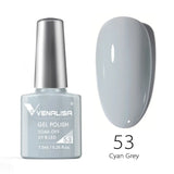 VENALISA Nagel-Gel-Nagellack, semi-permanenter Gellack, Nagelkunst-Salon, 120 Farben, Glitzer, 7,5 ml, Soak Off-Bio-UV-LED-Nagelgel-Lack