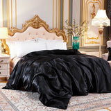 1Pc Duvet Cover Solid Color Satin Rayon Single Double Queen King Size Quilt Cover Advanced Home Bed Soft Qualified Comfortable