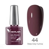 VENALISA Nagel-Gel-Nagellack, semi-permanenter Gellack, Nagelkunst-Salon, 120 Farben, Glitzer, 7,5 ml, Soak Off-Bio-UV-LED-Nagelgel-Lack
