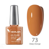VENALISA Nagel-Gel-Nagellack, semi-permanenter Gellack, Nagelkunst-Salon, 120 Farben, Glitzer, 7,5 ml, Soak Off-Bio-UV-LED-Nagelgel-Lack
