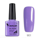 VENALISA Nagel-Gel-Nagellack, semi-permanenter Gellack, Nagelkunst-Salon, 120 Farben, Glitzer, 7,5 ml, Soak Off-Bio-UV-LED-Nagelgel-Lack