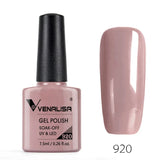 VENALISA Nagel-Gel-Nagellack, semi-permanenter Gellack, Nagelkunst-Salon, 120 Farben, Glitzer, 7,5 ml, Soak Off-Bio-UV-LED-Nagelgel-Lack