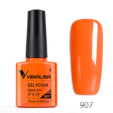 VENALISA Nagel-Gel-Nagellack, semi-permanenter Gellack, Nagelkunst-Salon, 120 Farben, Glitzer, 7,5 ml, Soak Off-Bio-UV-LED-Nagelgel-Lack