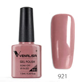 VENALISA Nagel-Gel-Nagellack, semi-permanenter Gellack, Nagelkunst-Salon, 120 Farben, Glitzer, 7,5 ml, Soak Off-Bio-UV-LED-Nagelgel-Lack