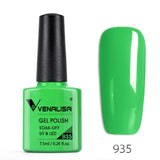 VENALISA Nagel-Gel-Nagellack, semi-permanenter Gellack, Nagelkunst-Salon, 120 Farben, Glitzer, 7,5 ml, Soak Off-Bio-UV-LED-Nagelgel-Lack