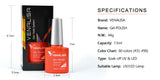 VENALISA Nagel-Gel-Nagellack, semi-permanenter Gellack, Nagelkunst-Salon, 120 Farben, Glitzer, 7,5 ml, Soak Off-Bio-UV-LED-Nagelgel-Lack
