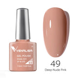 VENALISA Nagel-Gel-Nagellack, semi-permanenter Gellack, Nagelkunst-Salon, 120 Farben, Glitzer, 7,5 ml, Soak Off-Bio-UV-LED-Nagelgel-Lack