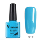 VENALISA Nagel-Gel-Nagellack, semi-permanenter Gellack, Nagelkunst-Salon, 120 Farben, Glitzer, 7,5 ml, Soak Off-Bio-UV-LED-Nagelgel-Lack