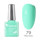 VENALISA Nagel-Gel-Nagellack, semi-permanenter Gellack, Nagelkunst-Salon, 120 Farben, Glitzer, 7,5 ml, Soak Off-Bio-UV-LED-Nagelgel-Lack